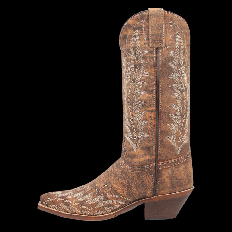 Laredo Tan/Tan EmmyLee Women's Leather Boots 52189