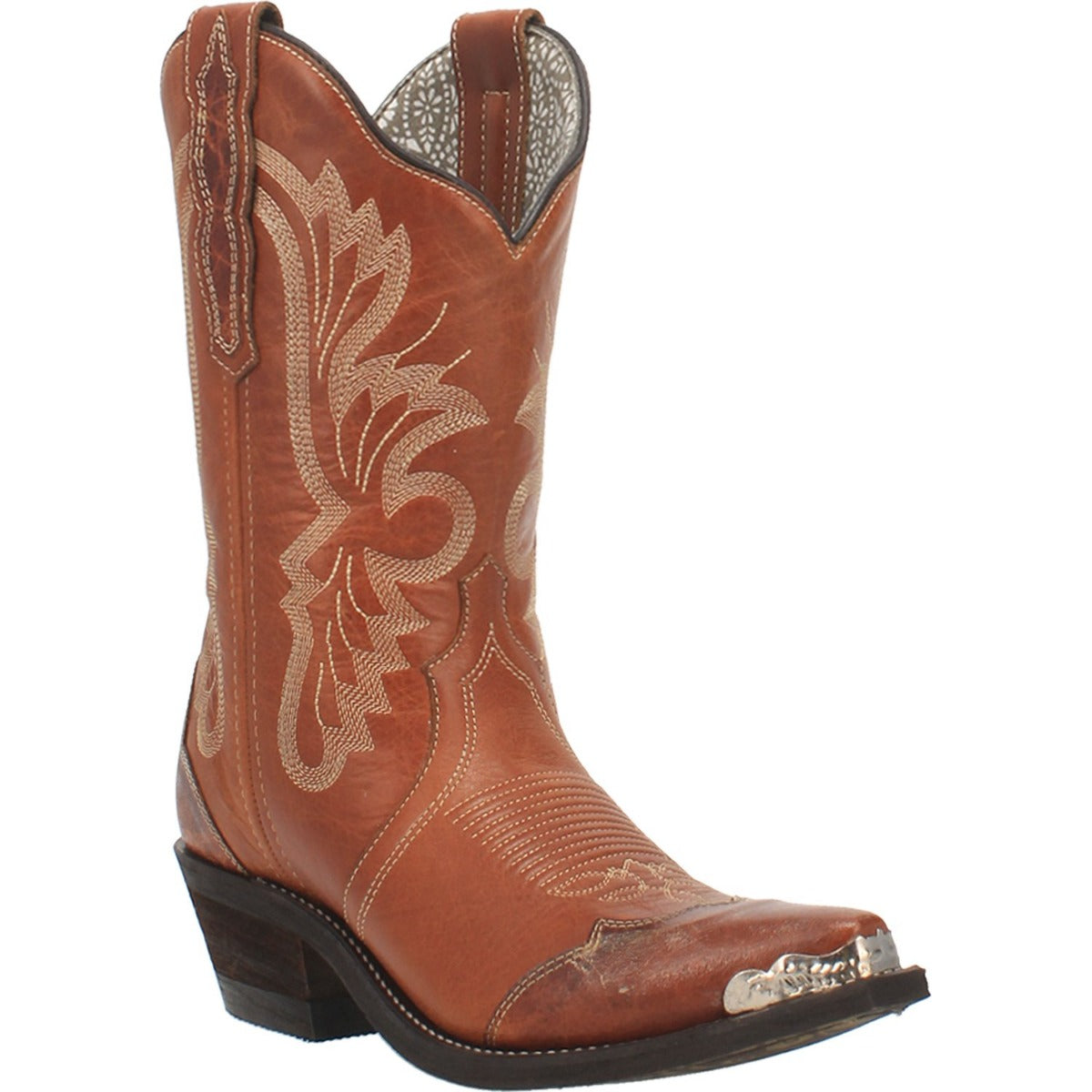 Laredo Brown Vinny Snip Toe Tan  Ladies Western Boot 52351