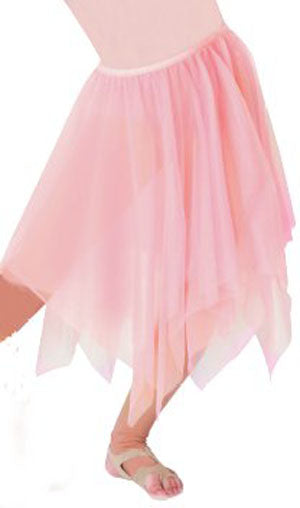 534A Double Layer Chiffon Hankerchief Skirt (Adult One Size)
