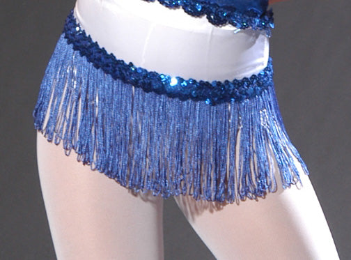 535 6 inch FRINGE SKIRT WITH MATCHING SEQUINS Child Sizes