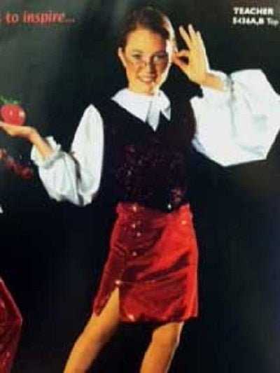 5436A Teacher Vest RECITAL COSTUMES AS