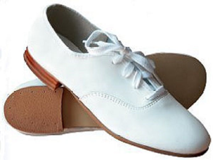 554 White Childs Clogging/Tap Shoes  Sizes 10.5-3<BR>