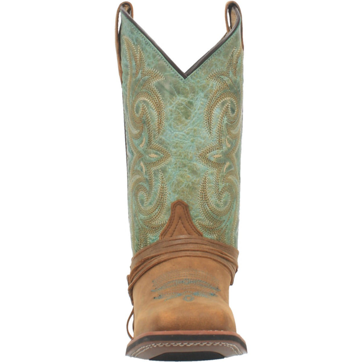Laredo Tan with Turqouise Sadie Ladies' Boots 5847