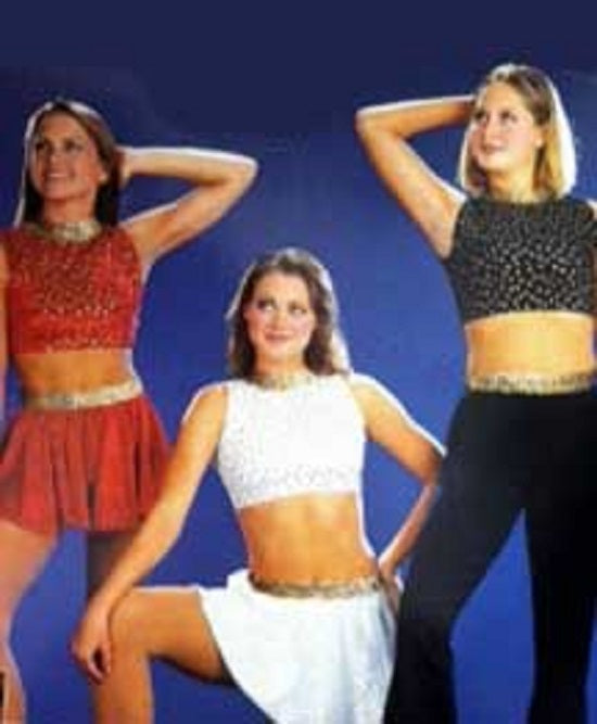 5909 Spotlight Jam Top and Skirt RECITAL COSTUMES CH