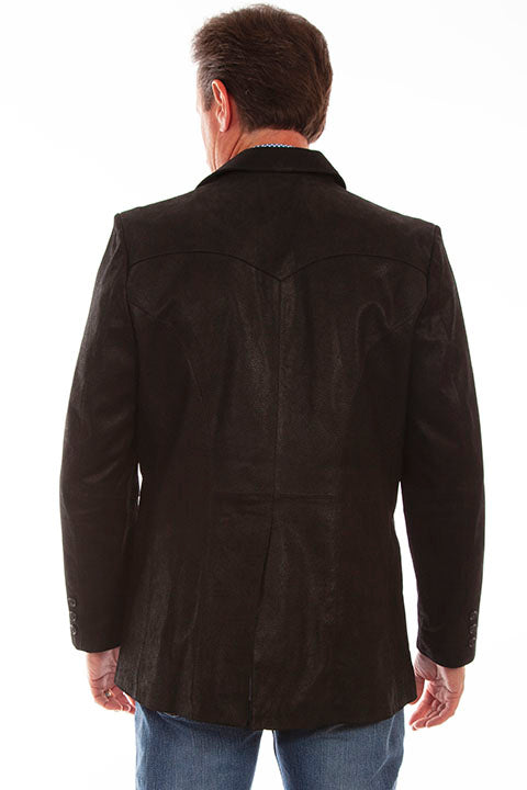 Scully Black Men's Leather Blazer 602