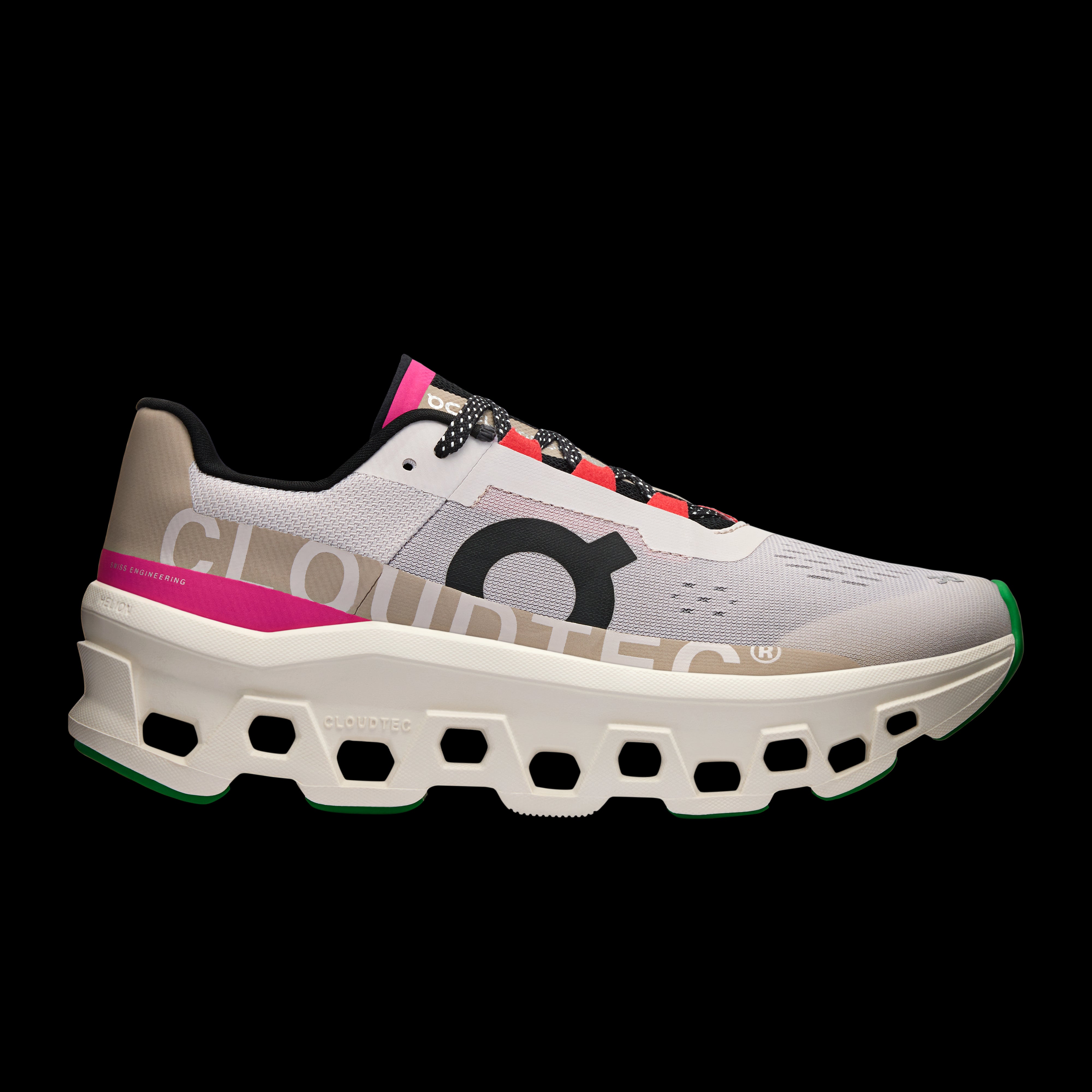 On Silver/Ivory Cloudmonster Women's Running Shoes 61.97652