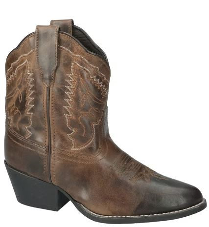 Smoky Mountain Brown Oil color Daisy Woemn's R-Toe Western Boots 6324-BROWN