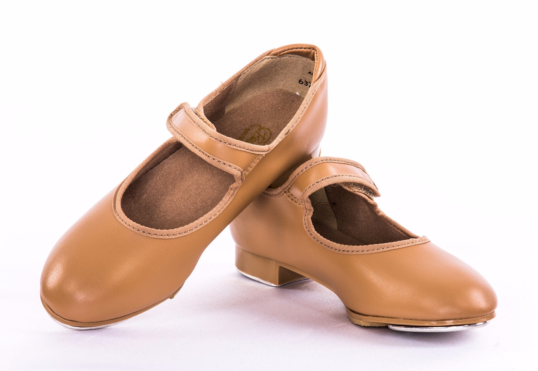 6370T Children Velcro Mary Jane Tap Shoes Sizes 6-8