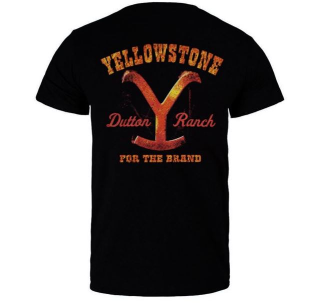 Paramount's Yellowstone Text Brand Tee Shirt 66-331-21