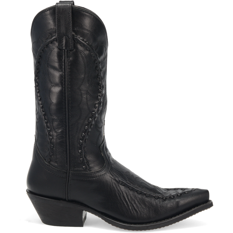 Laredo Black Western Cowboy Boot with Stitch Detail Laredo Men main image 2