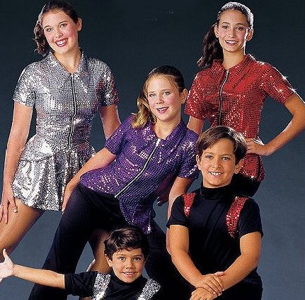 6912A Pep Squad Girls Top Dance Recital Costumes AD