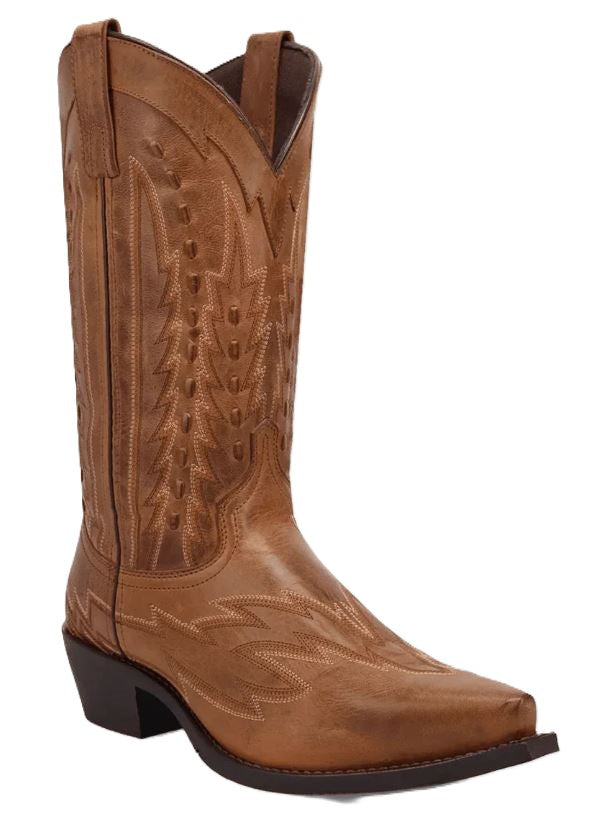 Laredo Tan Silverdale Performance Men's Snip Toe Western Boots 70017