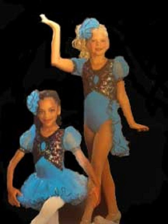 7017A Proud Peacocks Leotard Recital Costumes Ch