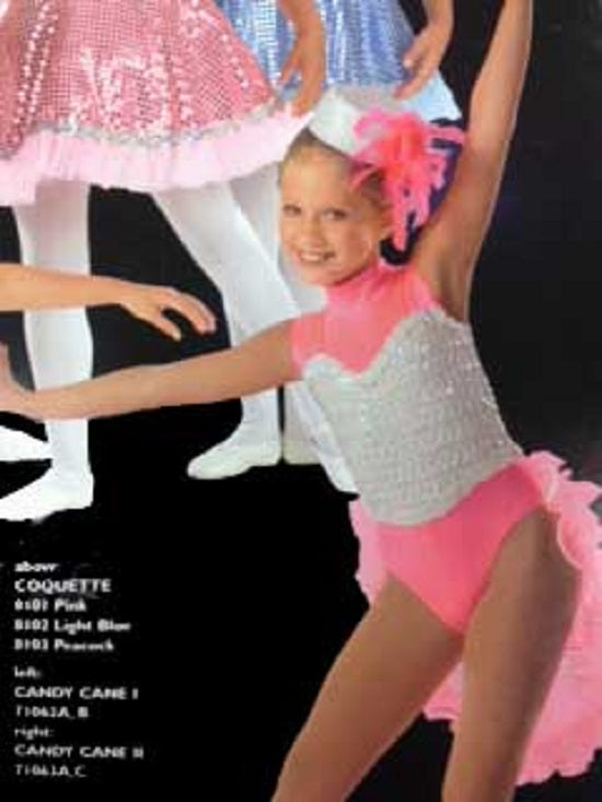 71063A Candy Cane II Leotard Recital Costumes