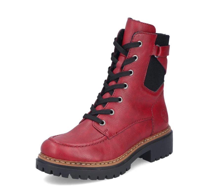 Rieker Red Pearl 39 Kirsch Women's Boots 72639-35