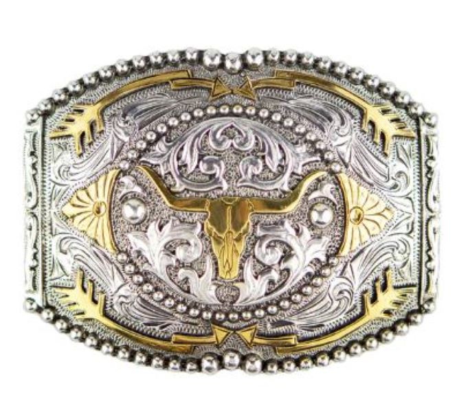 Andwest Longhorn with Arrows Buckle 739