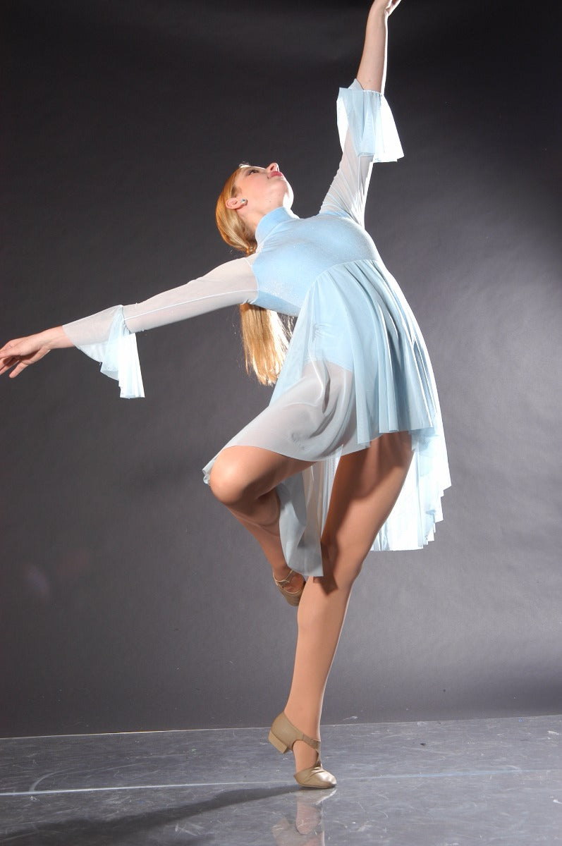 7537 Lt Blue FALLEN 7538 Pink Dance Recital Costumes CH