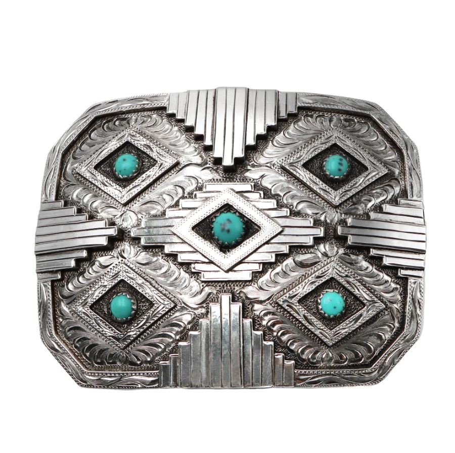 Andwest Cast Blanket Aztec Buckle 757