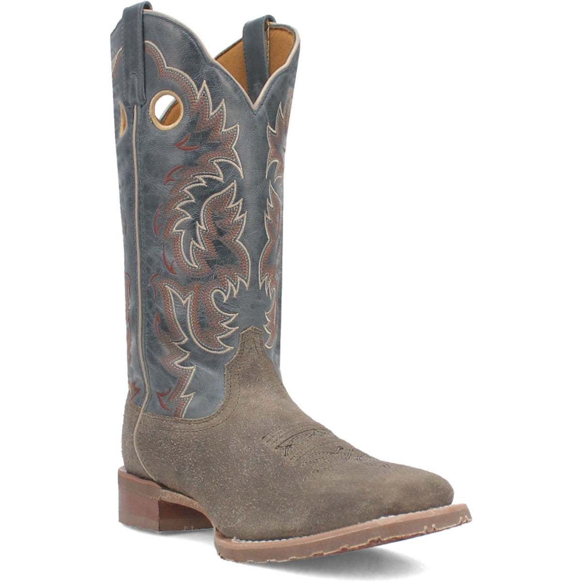 Laredo Grey Summit Men's 13 inch Leather Broad Square Men's Western Boots 7730