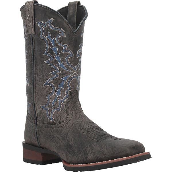 Laredo Grey Winfield Mens Square Toe Boots 7949