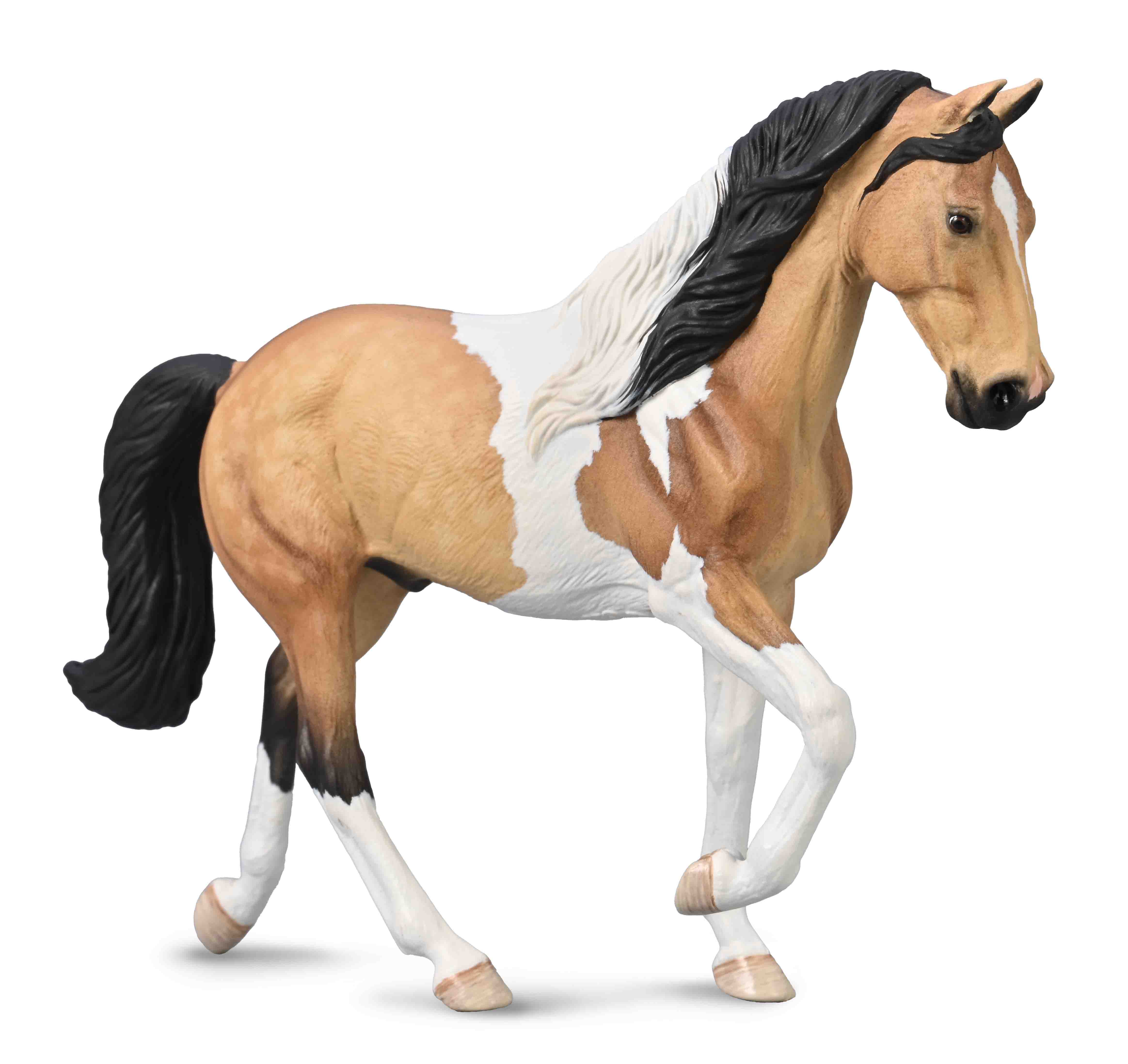 CollectA Tennessee Walking Horse Stallion- Buckskin Tobiano 80028