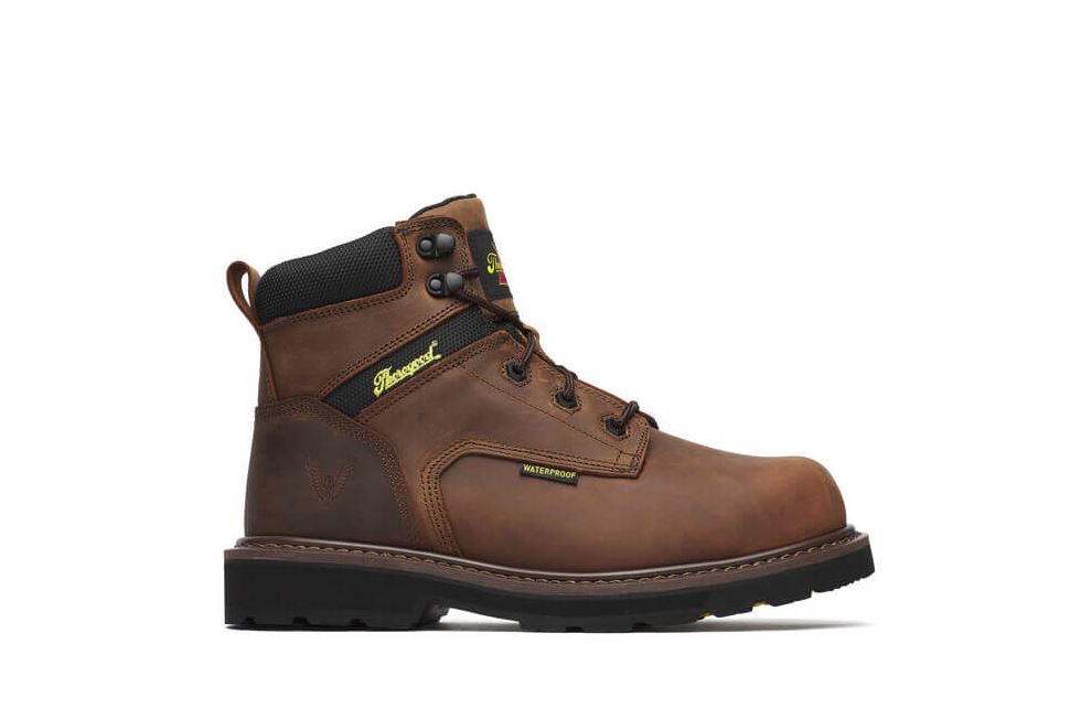 Thorogood Brown 6 inch Crazy Horse Waterproof Composite Safety Toe Men