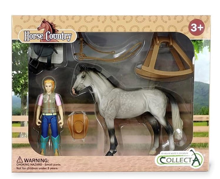 Breyer by CollectA Western Rider and Horse Set 84245