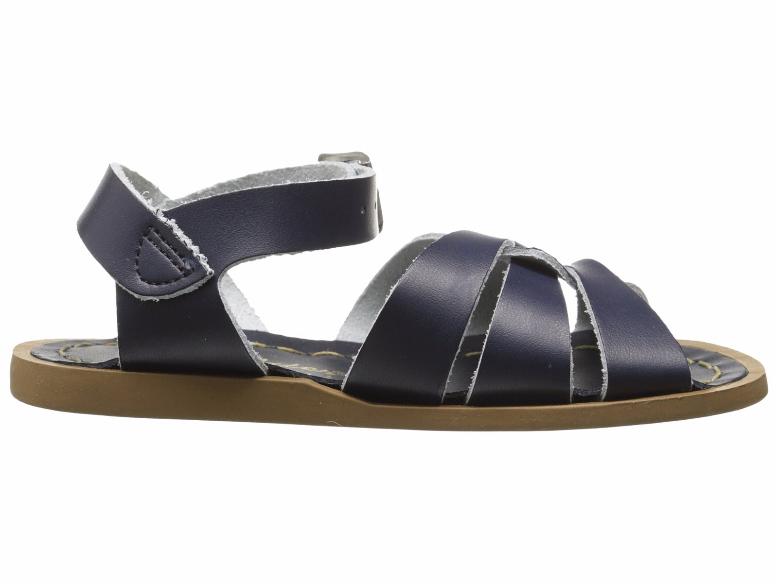 Salt Water 800 The Original  Navy Leather Kids Sandal 820
