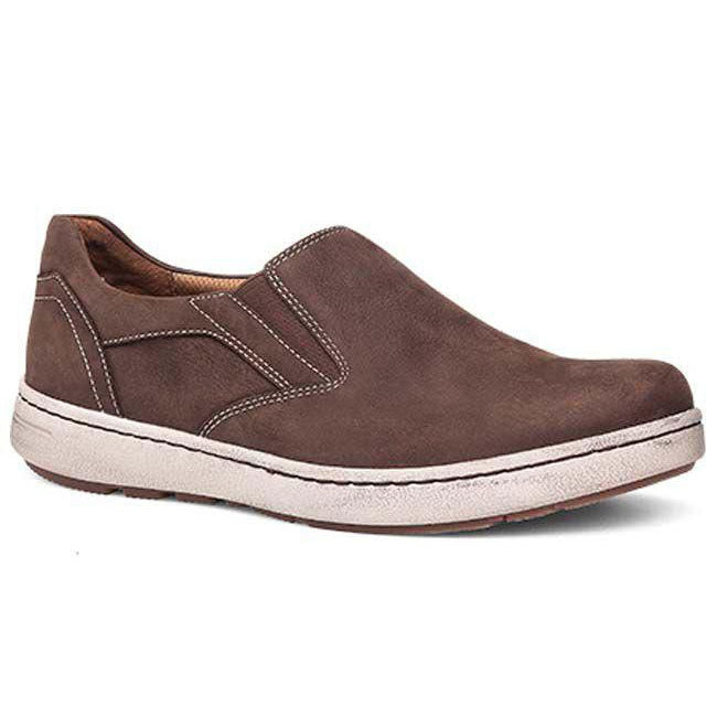 Dansko Viktor Brown Nubuck Slip On Water Resistant Comfort Mens Shoes 8900-079300