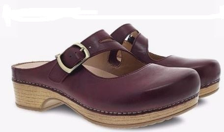 Dansko Wine Britney Waxy Burnished Women's Slip On Comfort Shoe 9422-881600