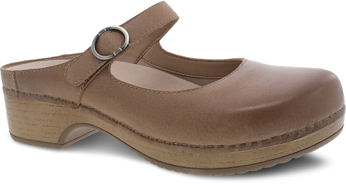 Dansko Tan Burnished Nubuck Bria Women's Mary Jane Shoes 9435-151600