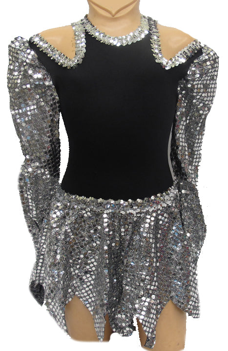 9701  Gold Dust  Leotard w/skirt AD