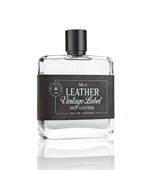 Tru Fragrance No. 4 Leather Vintage Label Deep Leather Cologne fl. Oz. (100mL) 98089