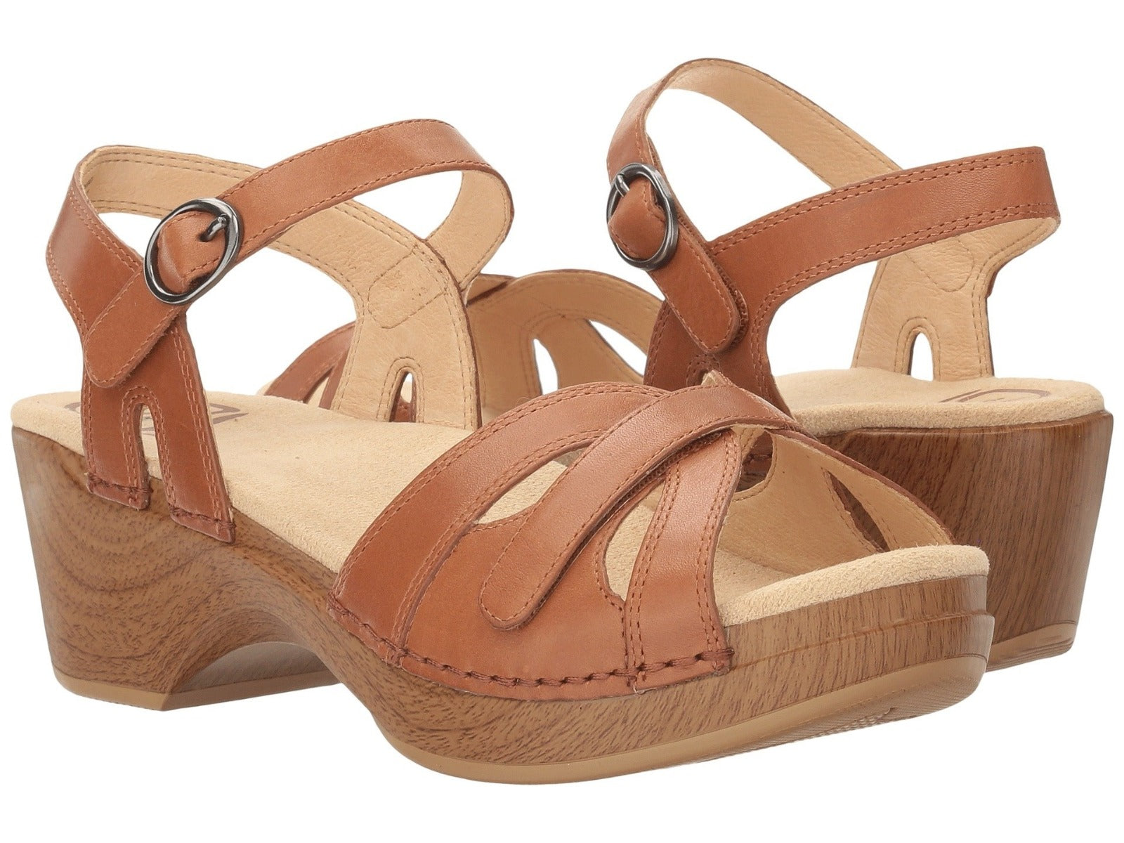 Dansko Season Camel Full Grain Womens Comfort Sandals 9849-982200