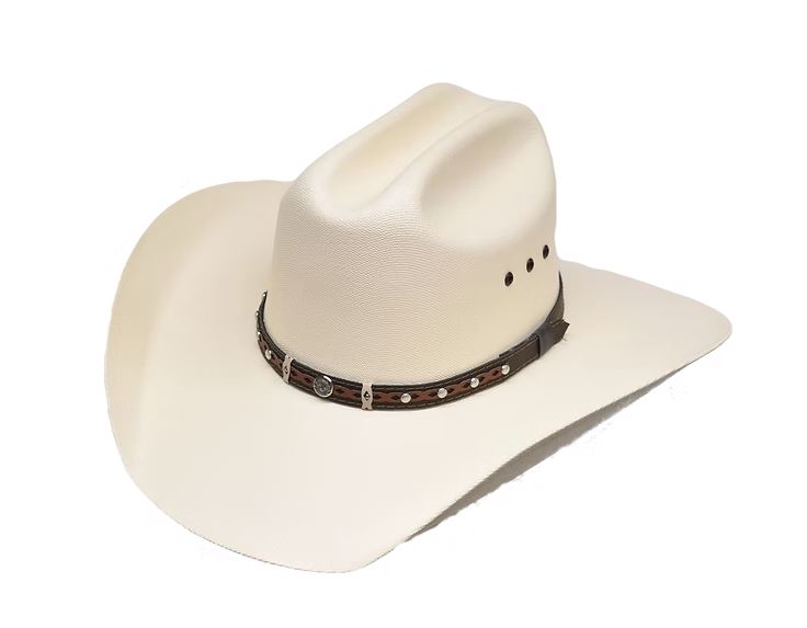 Lonestar Hats Natural Cash Men's Western Straw Hat with Conchos 9907