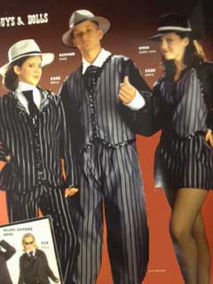 9908 Guys and Dolls Halter Vest RECITAL COSTUMES AD