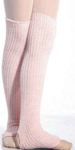 A-20A Acrylic 36 inch Stirrup Legwarmers - Black, Pink, or White