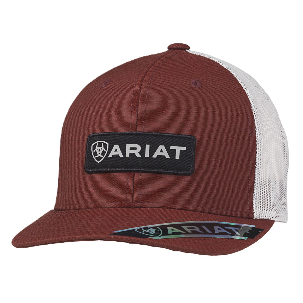 Ariat Red/Grey with Logo Patch Men's Snapback Cap A300015504
