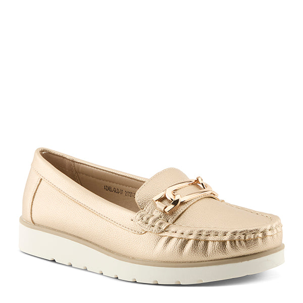 Patrizia by Spring Step Azael Gold Women's Shoes AZAEL-GLD