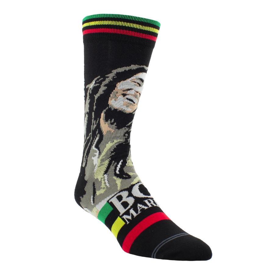 Perri Bob Marley Illustration Crew Socks BOD302-001
