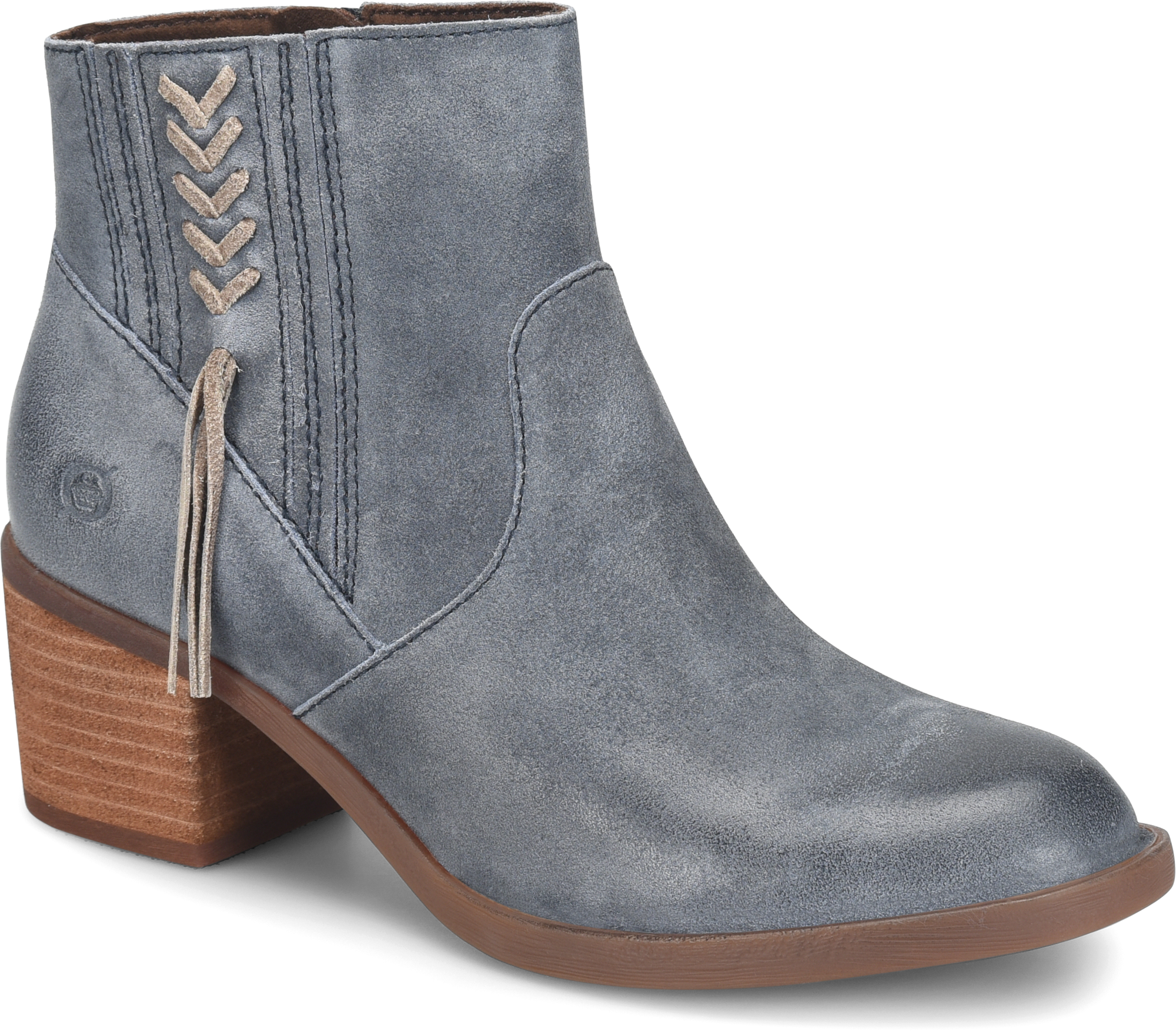 Born Dark Blue Distress Rowan Women's Boots BR0078974