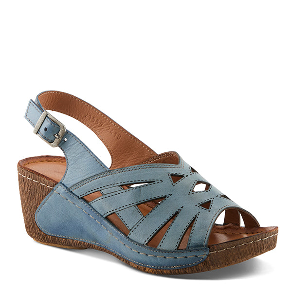 Spring Step Blue Cathy Women's Sandals CATHY-BLU