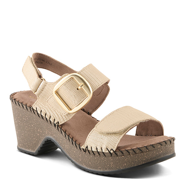 Spring Step Gold Chenda Women's Sandals CHENDA-GLD