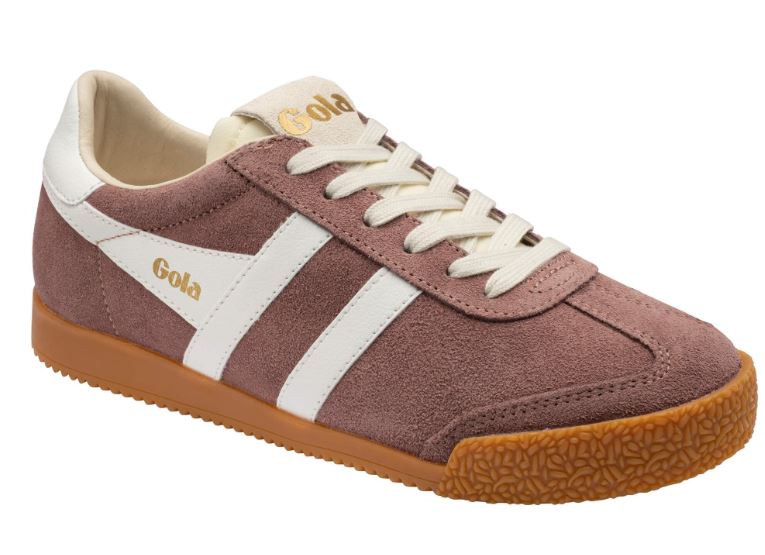 Gola Brownrose/White Classic Women's Elan Sneakers CLB538