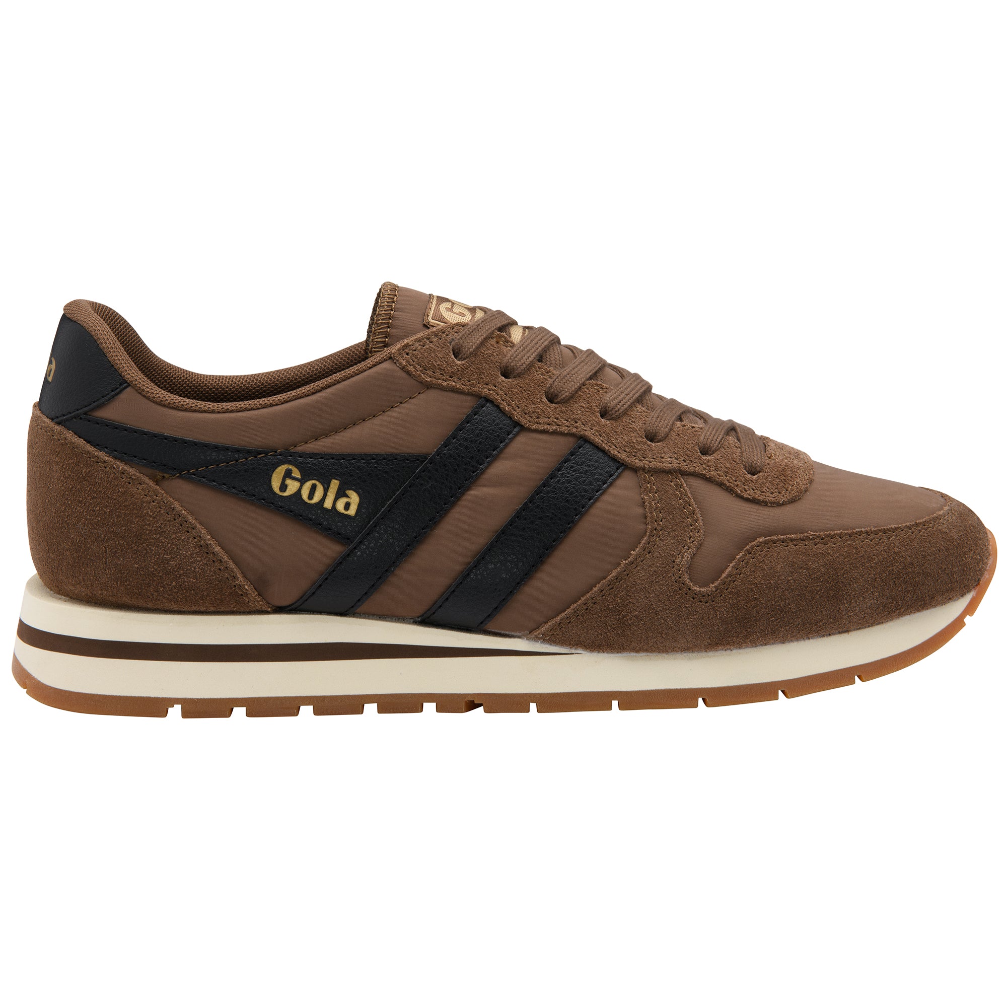 Gola Black/Otter/Off White Daytona Chute Men's Sneakers CMB363-CB