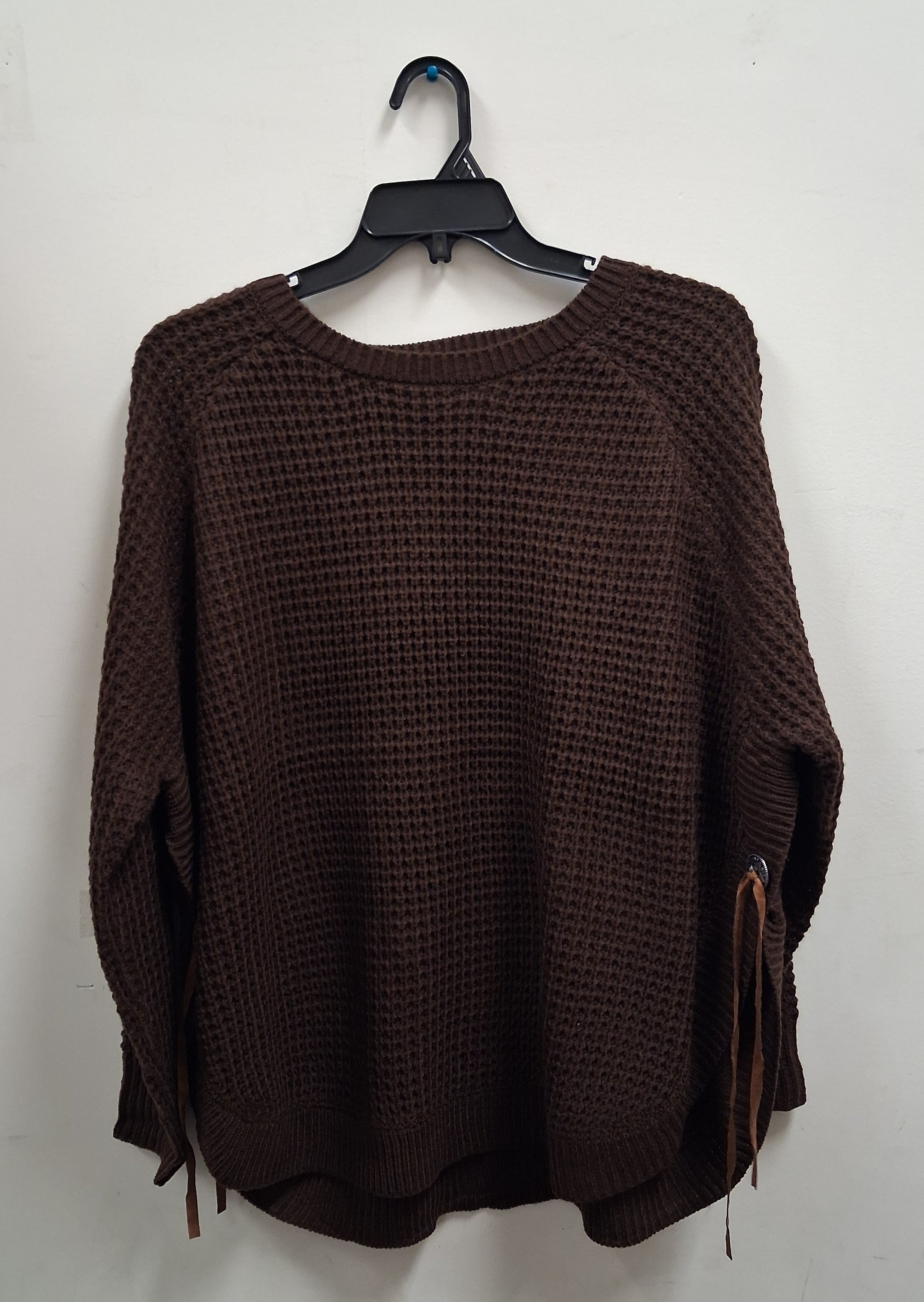 Cotton & Rye Dark Brown Chocolate Concho Women's Sweater