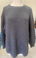 Cotton & Rye Charcoal Grey Round Bottom Women's Sweater CRK800GY