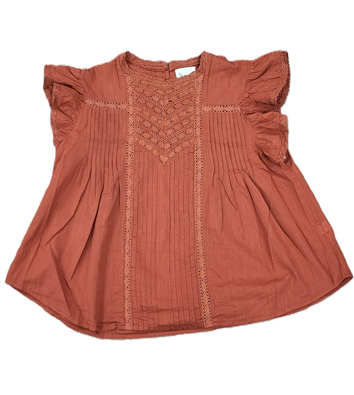 Cotton & Rye Rust Sleeveless Shirt CRW955R