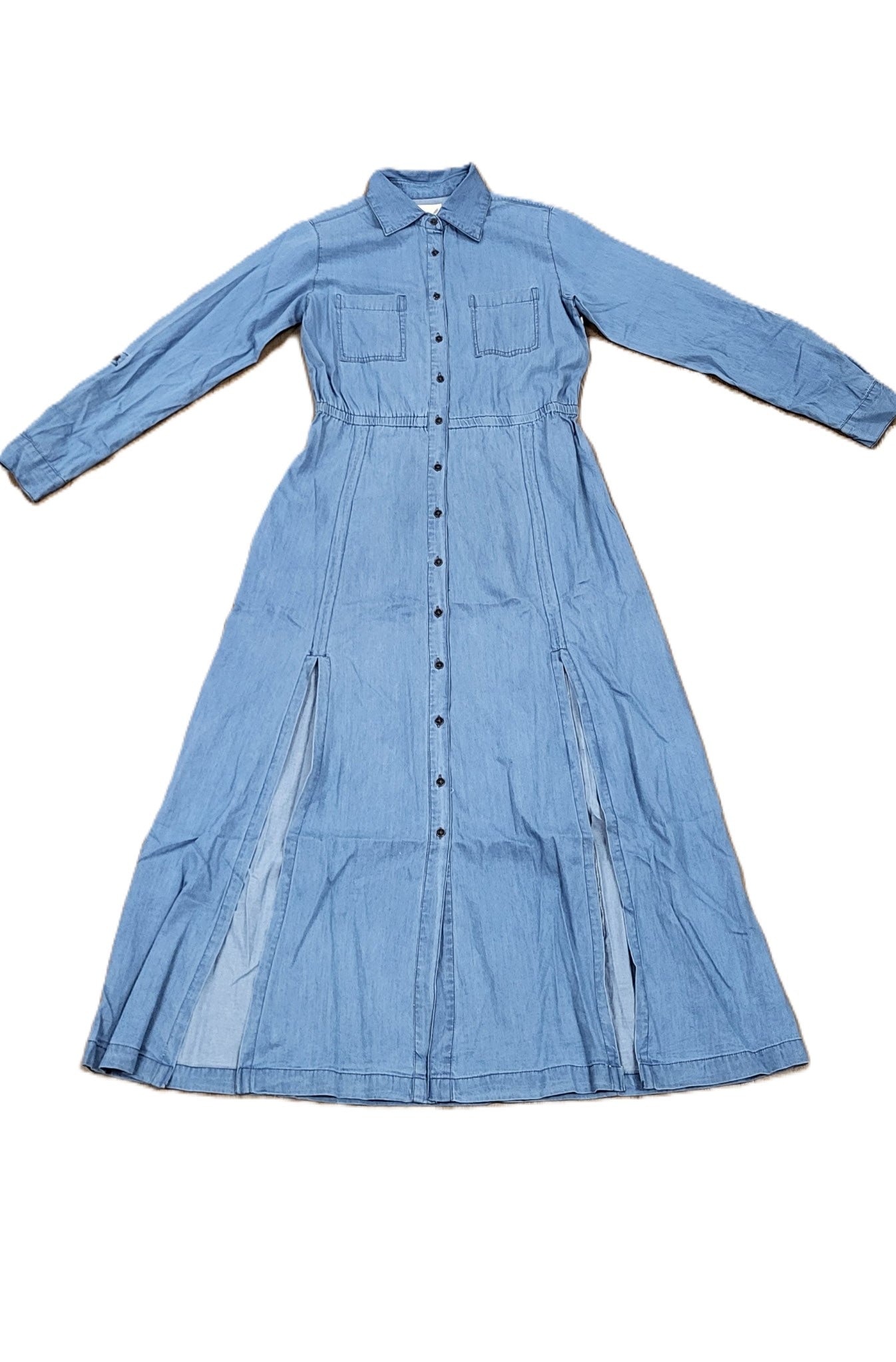 Cotton & Rye Denim Button Down Maxi Dress CRWD012D