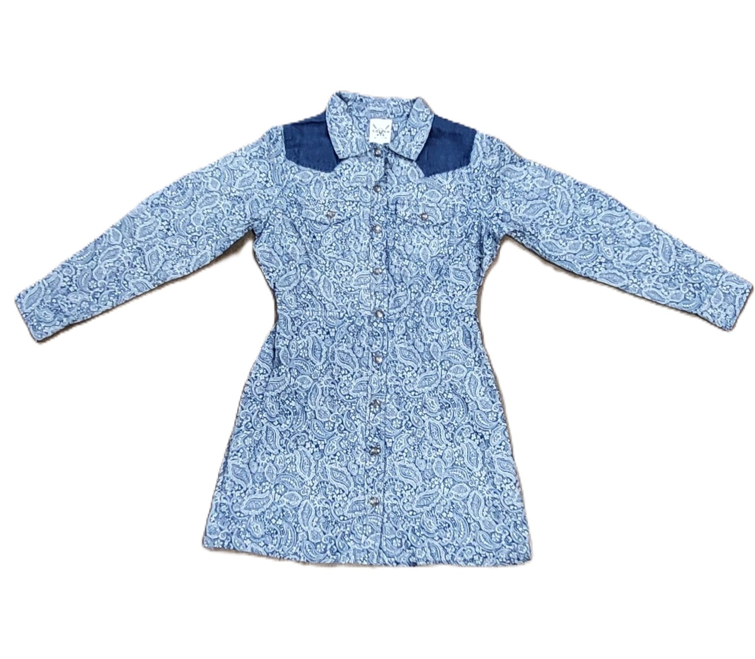 Cotton & Rye Denim Paisley Shirt Dress CRWD957D